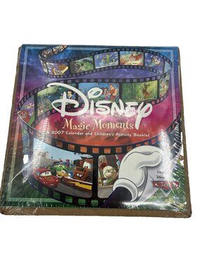 Disney Magic Moments 2007 Calendar Activity Booklet Scholastic Sealed Vintage